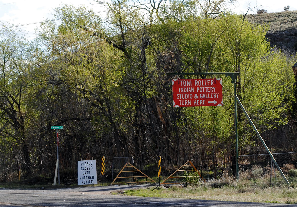 Santa Clara Pueblo closed